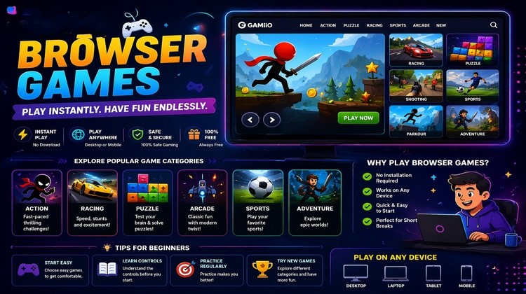 browser based games gameplay